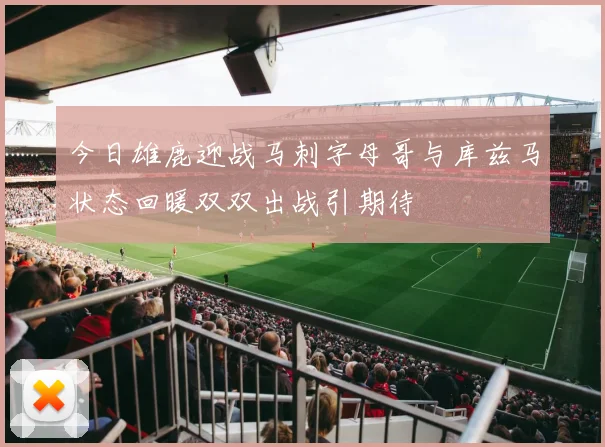 今日雄鹿迎战马刺字母哥与库兹马状态回暖双双出战引期待